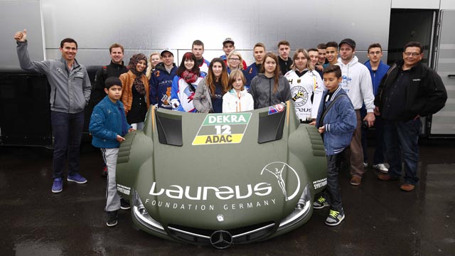 Laureus Projekte beim DTM-Rennen zu Besuch