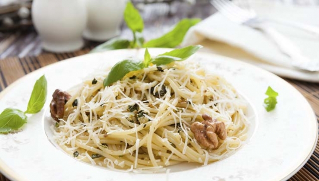 Rezept der Woche – Spaghetti mit Walnuss-Pesto