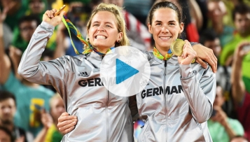 Gold-Interview: Die Beachvolleyballerinnen Laura Ludwig und Kira Walkenhorst