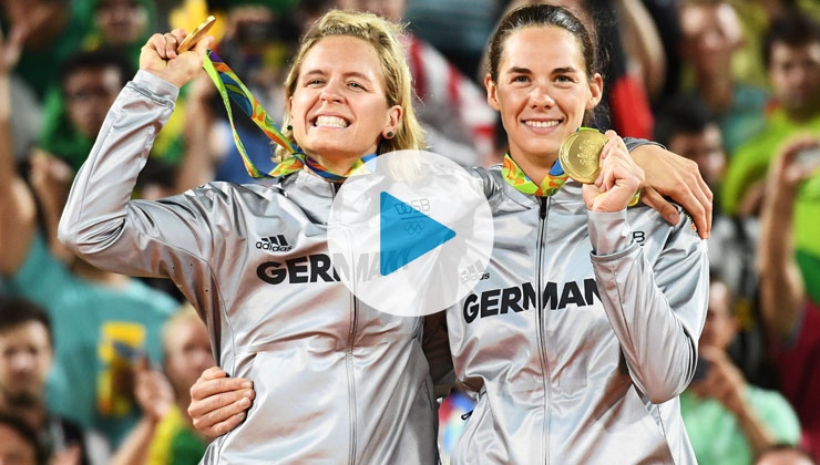 Gold-Interview: Die Beachvolleyballerinnen Laura Ludwig und Kira Walkenhorst